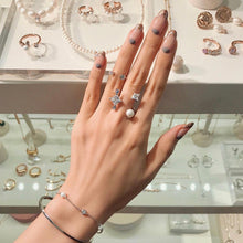 Load image into Gallery viewer, SKYE SQUARE STONE OPEN RING