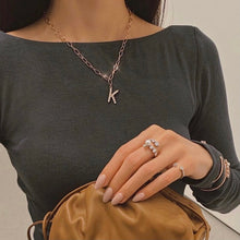 Load image into Gallery viewer, JULIETE INITIAL LINK NECKLACE