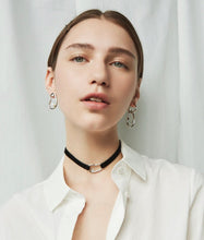 Load image into Gallery viewer, SMALL HOCKNEY POOL ABSTRACT PEARL EARRING