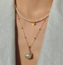 Load image into Gallery viewer, MATILDE STONE LITTLE PEARL NECKLACE