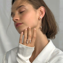 Load image into Gallery viewer, CAMILLE PEARL STONE OPEN RING