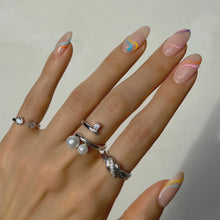 Load image into Gallery viewer, LAFAYETTE DBL PEARL STONE RING