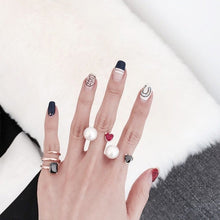 Load image into Gallery viewer, OPEN HEART STONE RING 1
