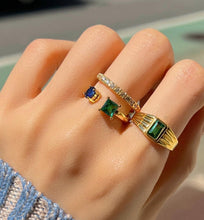 Load image into Gallery viewer, VITTO 2 DUO STONE PAVED RING