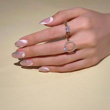 Load image into Gallery viewer, SMALL CIRCLE PAVE NINE RING