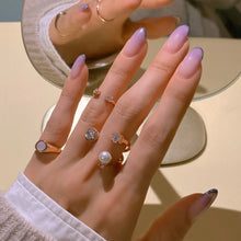 Load image into Gallery viewer, AUDREY GEMSTONE PINKY SIGNET RING