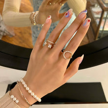 Load image into Gallery viewer, VITTO 2 DUO STONE PAVED RING