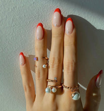 Load image into Gallery viewer, LAFAYETTE DBL PEARL STONE RING