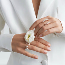 Load image into Gallery viewer, GISELLE PEARL STONE OPEN RING