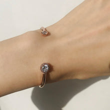 Load image into Gallery viewer, CONNELLY PAVED RHINESTONE OPEN BANGLE