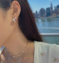 Load image into Gallery viewer, AVITA SQ PEARL CHAIN EARRING