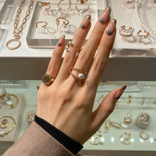 Load image into Gallery viewer, ESTELLE PEARL PAVE RING