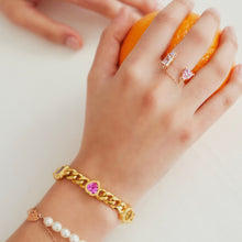 Load image into Gallery viewer, PEPE MULTI STONE CHAIN BRACELET