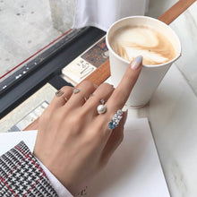 Load image into Gallery viewer, IBENS MULTI-STONE OPEN RING