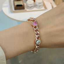 Load image into Gallery viewer, PEPE MULTI STONE CHAIN BRACELET