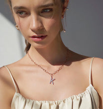 Load image into Gallery viewer, JULIETE INITIAL LINK NECKLACE