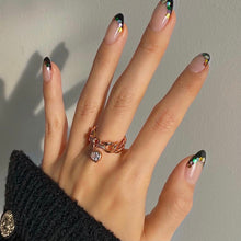Load image into Gallery viewer, KISMET 2 HEART STONE CHAIN RING