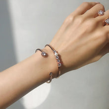 Load image into Gallery viewer, CONNELLY PAVED RHINESTONE OPEN BANGLE