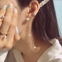 Load image into Gallery viewer, SOPHIA2 DBL CHAIN EARRING