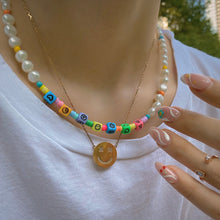 Load image into Gallery viewer, MEDIUM XX SMILE EYED NECKLACE