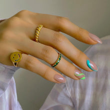 Load image into Gallery viewer, ABBIE PAVED ROPE RING