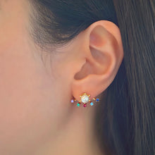 Load image into Gallery viewer, 5 ETOILE STONE DROP EARRING