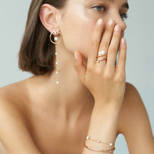 Load image into Gallery viewer, LAFAYETTE DBL PEARL STONE RING