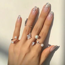 Load image into Gallery viewer, ISA DUO PEARAL KNUCKLE RING
