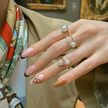 Load image into Gallery viewer, ESTELLE PEARL PAVE RING