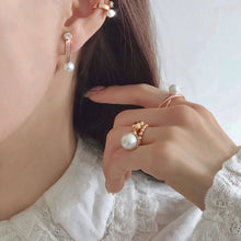 Load image into Gallery viewer, PIPER 1 PAVE PEARL EARRING