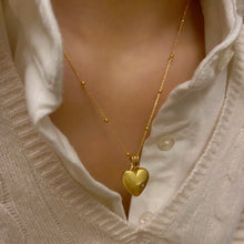 Load image into Gallery viewer, DORE HEART CRUSH CHAIN NECKLACE