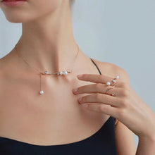 Load image into Gallery viewer, DAWN WAVE PEARL STONE NECKLACE