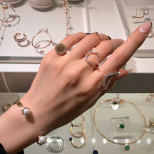 Load image into Gallery viewer, SMALL CIRCLE PAVE NINE RING