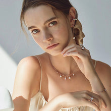Load image into Gallery viewer, HAILEY PEARL STONE CHAIN NECKLACE