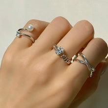 Load image into Gallery viewer, ISABEL OVAL STONE CHAIN RING