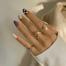 Load image into Gallery viewer, &#39;U&#39; LINE PEARL RING
