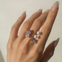 Load image into Gallery viewer, ANETTE SQ OPEN RING