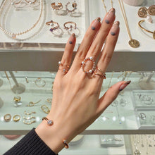 Load image into Gallery viewer, ODILA IRISH CROCHET OVAL RING