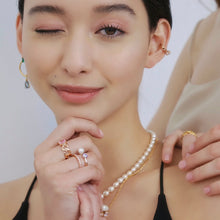 Load image into Gallery viewer, REMI 2 SQ STONE CHAIN RING