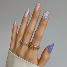 Load image into Gallery viewer, ESME PAVED CHAIN LINK RING