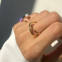 Load image into Gallery viewer, 'X' LINE PLAIN RING