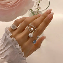 Load image into Gallery viewer, ESTELLE PEARL PAVE RING