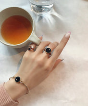 Load image into Gallery viewer, AUDREY GEMSTONE PINKY SIGNET RING