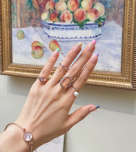 Load image into Gallery viewer, HEXAGON ALL PAVE NINE RING