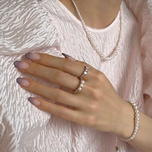 Load image into Gallery viewer, PREEN 2 PEARL PAVE RING