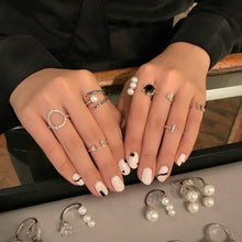 Load image into Gallery viewer, ESTELLE PEARL PAVE RING
