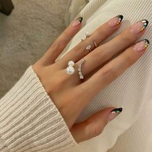 Load image into Gallery viewer, ALMA PEARL STONE CLUSTER RING