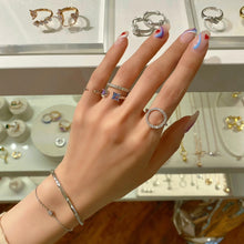 Load image into Gallery viewer, VITTO 2 DUO STONE PAVED RING