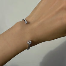 Load image into Gallery viewer, CONNELLY PAVED RHINESTONE OPEN BANGLE