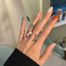 Load image into Gallery viewer, HEART PEARL SMILE PLAIN RING